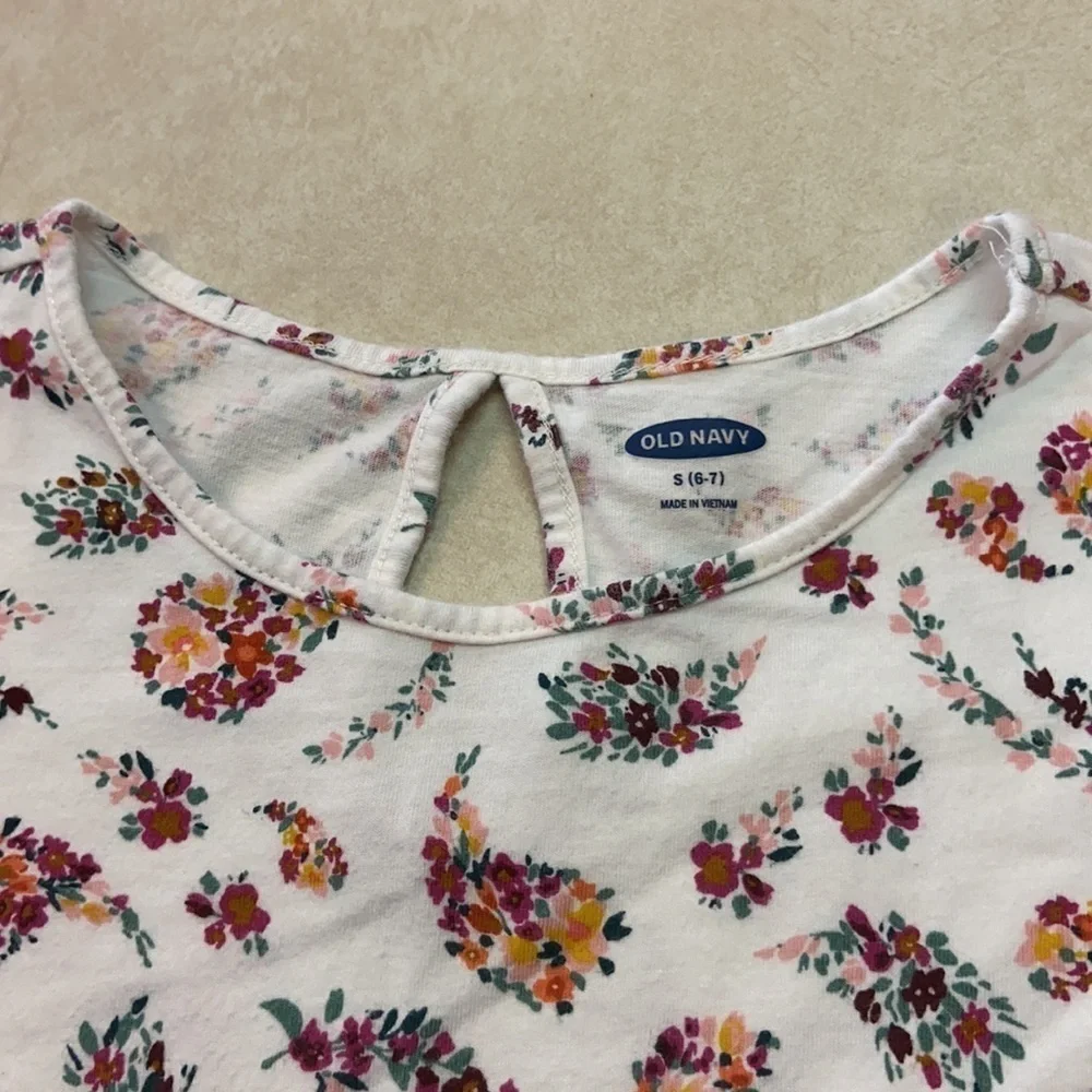 Old Navy Girls Cotton Elbow-length Sleeve Dress